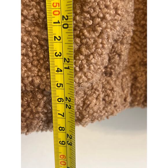 Universal Thread Fleece 3/4 Button Sweatshirt Brown Sz Medium - Picture 4 of 4